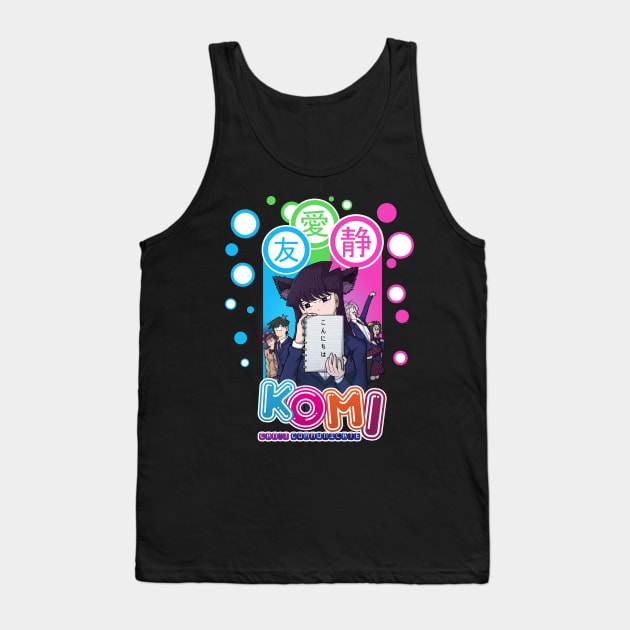 Komi Cant Communicate Tank Top by BrokenGrin